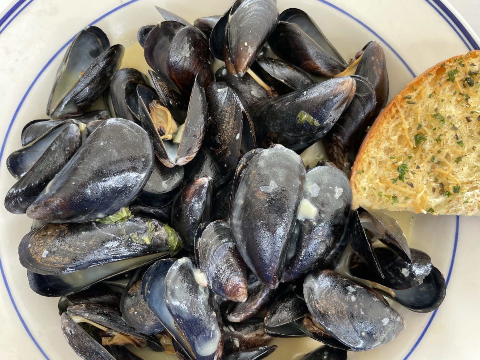 Mussels at the Shrimp Box in Point Pleasant Beach